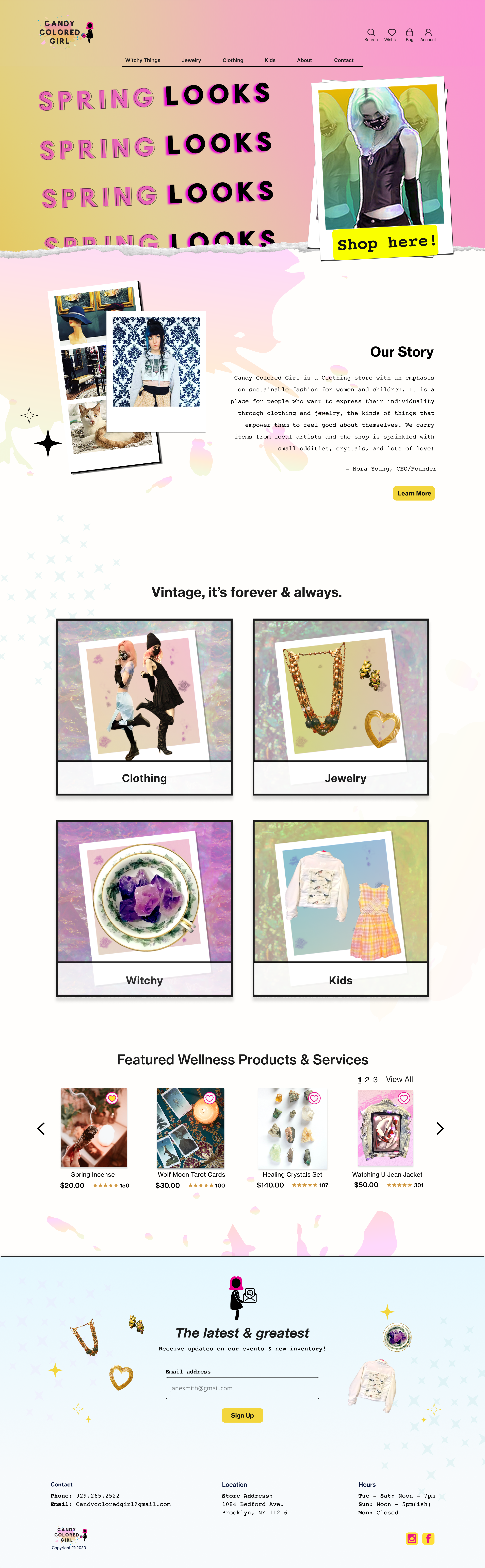 Candy Colored Girl website