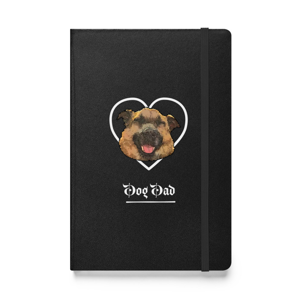 Custom hardcover notebook black