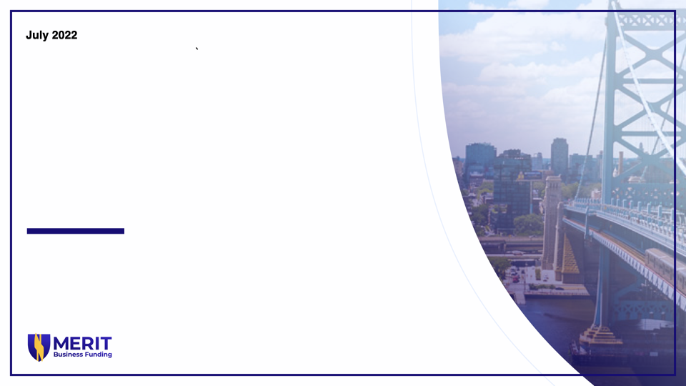 Merit presentation template slide 1