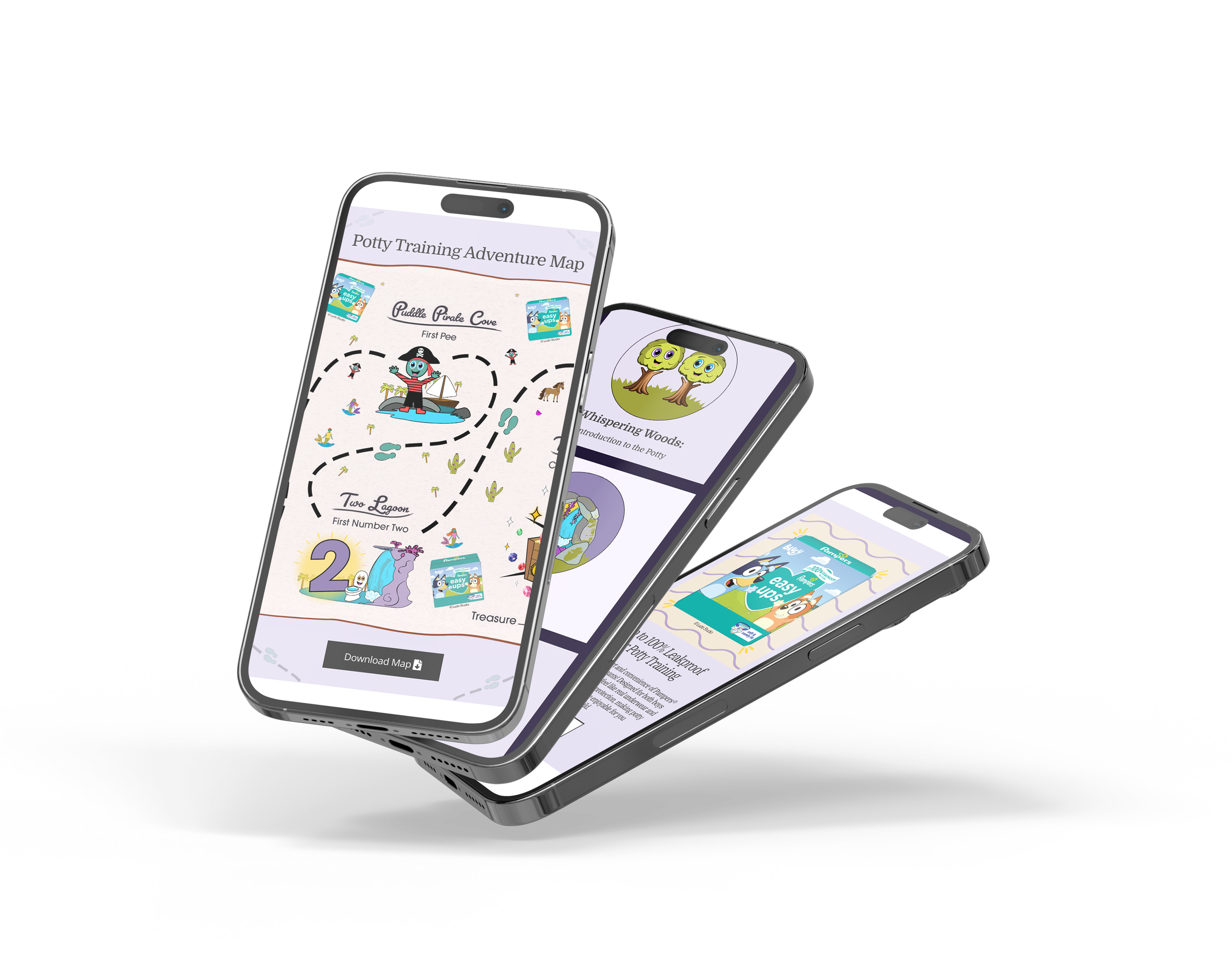 Motherly x Pampers project mockup